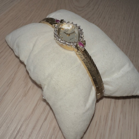 *Vintage* Jules Jurgensen Ruby and Diamond Watch - Picture 4 of 8